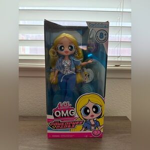 L.O.L. Surprise! OMG The Powerpuff Girls Doll - Bubbles: Fashion Figure